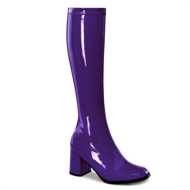 Retro Boots GOGO-300 - Patent purple