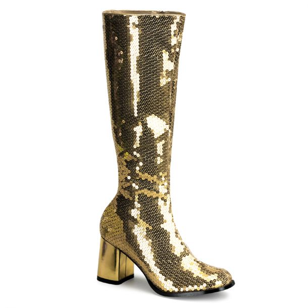 Knee Boot SPECTACUL-300SQ - Gold