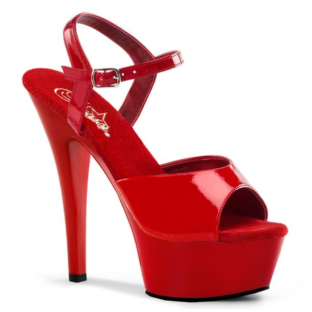 Platform High Heels KISS-209 - Patent Red