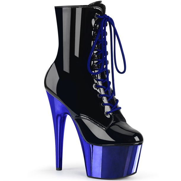 Platform Ankle Boots ADORE-1020 - Black/Blue