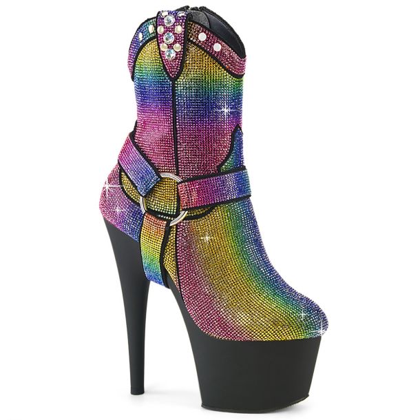 Platform Ankle Boots ADORE-1029RS - Multicolored