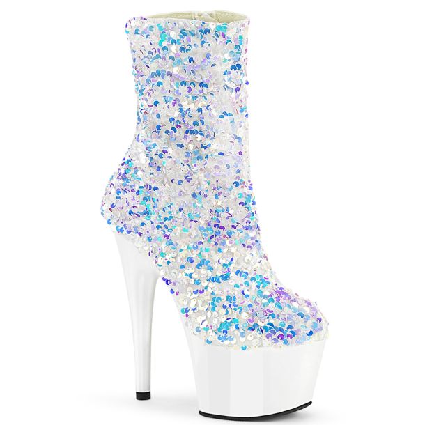 Platform Ankle Boots ADORE-1042SQ - White