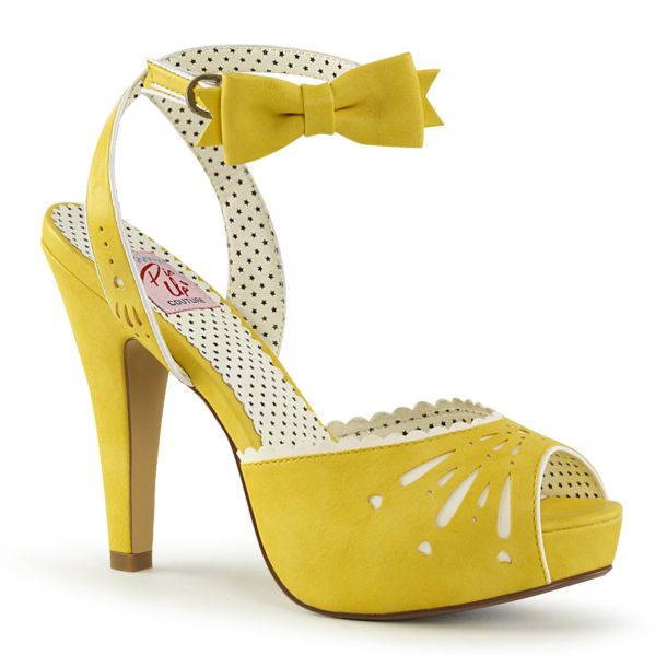 High-Heeled Sandal BETTIE-01 - Yellow