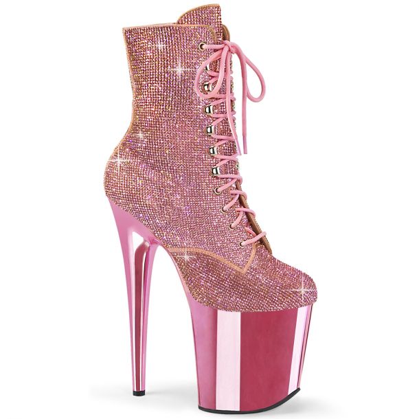 Extreme Heels FLAMINGO-1020CHRS - Baby Pink