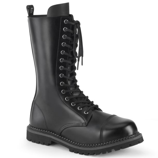 Boots RIOT-14 - Leather Black