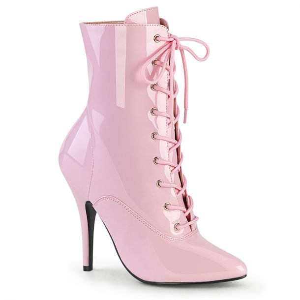 Ankle Boots SEDUCE-1020 - Patent Baby Pink
