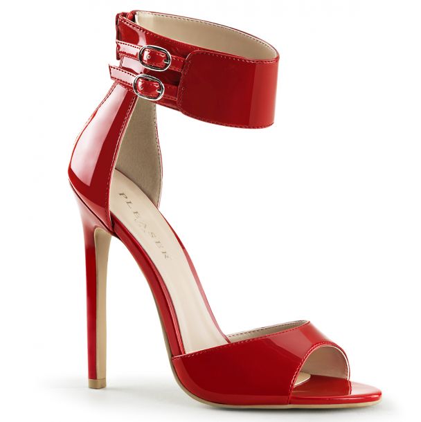 Stiletto Sandal SEXY-19 - Patent Red
