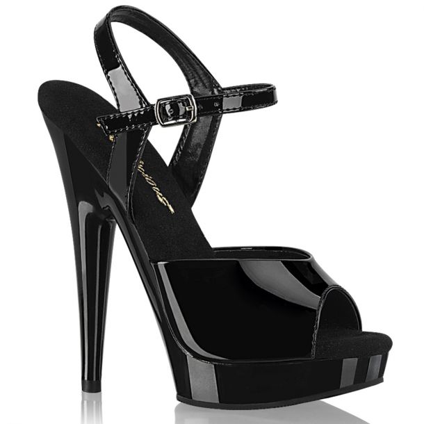 High Heels Sandal SULTRY-609 - Patent Black