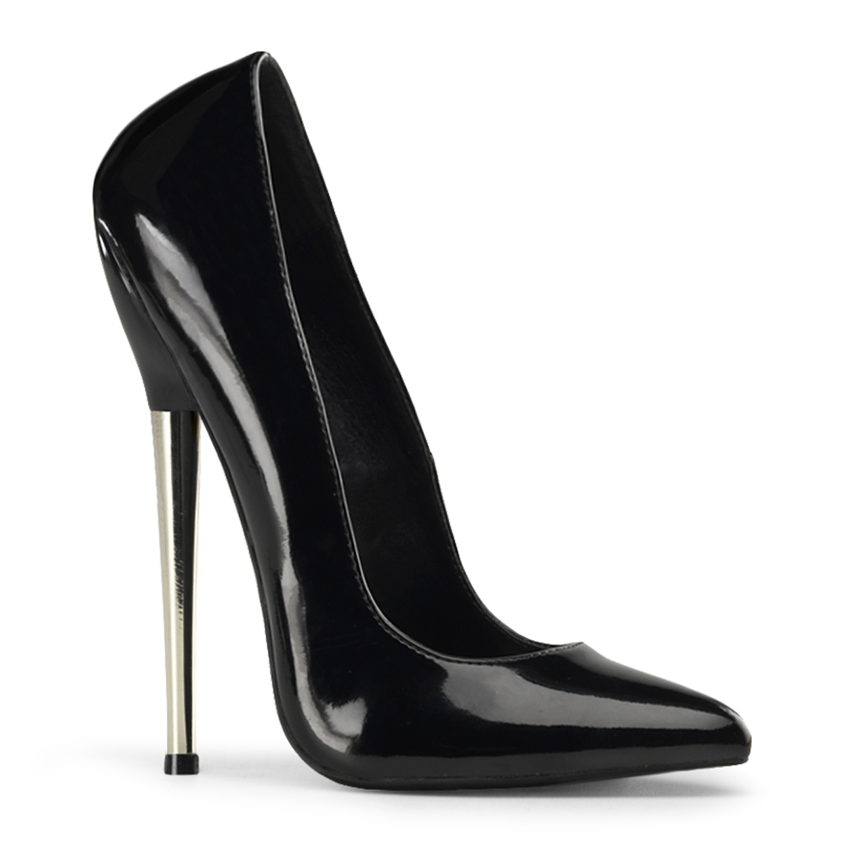 patent black high heels