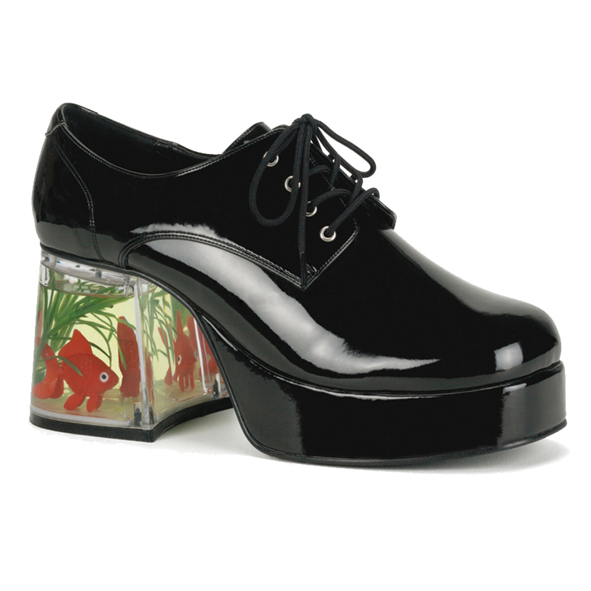 Men Platform Shoes PIMP-02 - Black 
