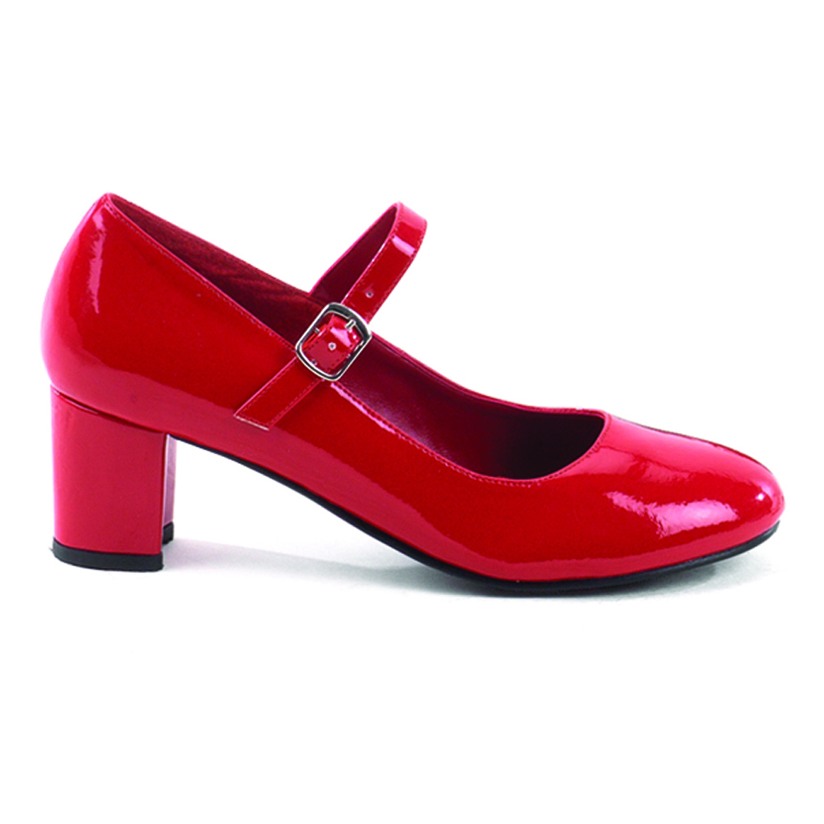 50s Angel Dust Mary Jane Pumps in Red