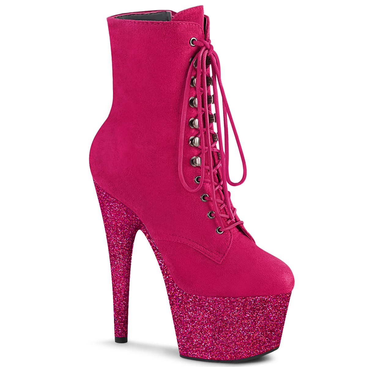 hot pink suede boots