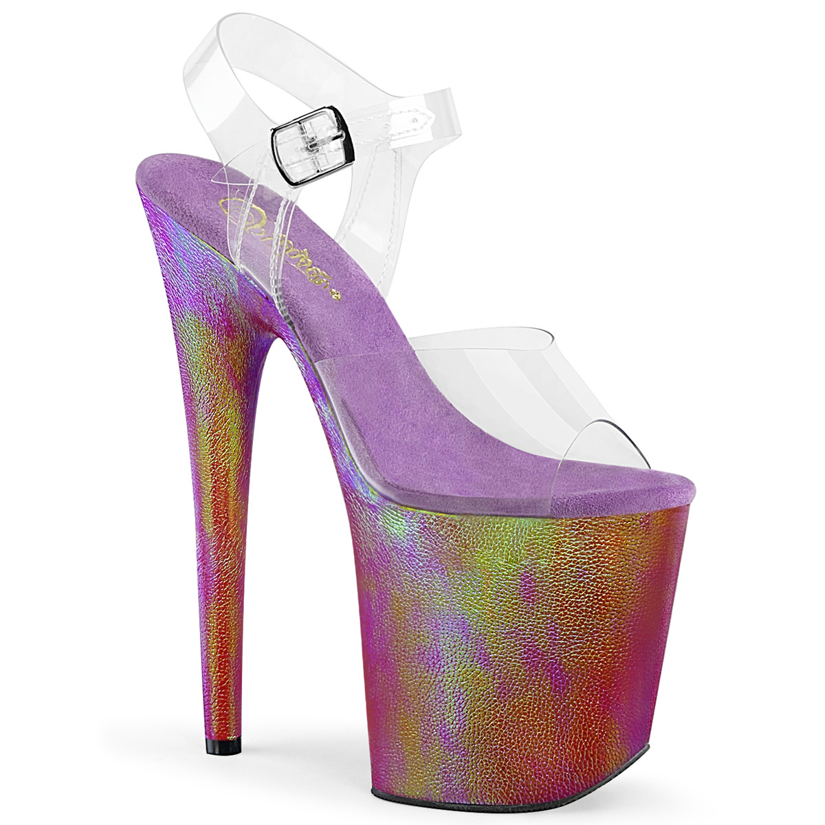 holographic platform heels