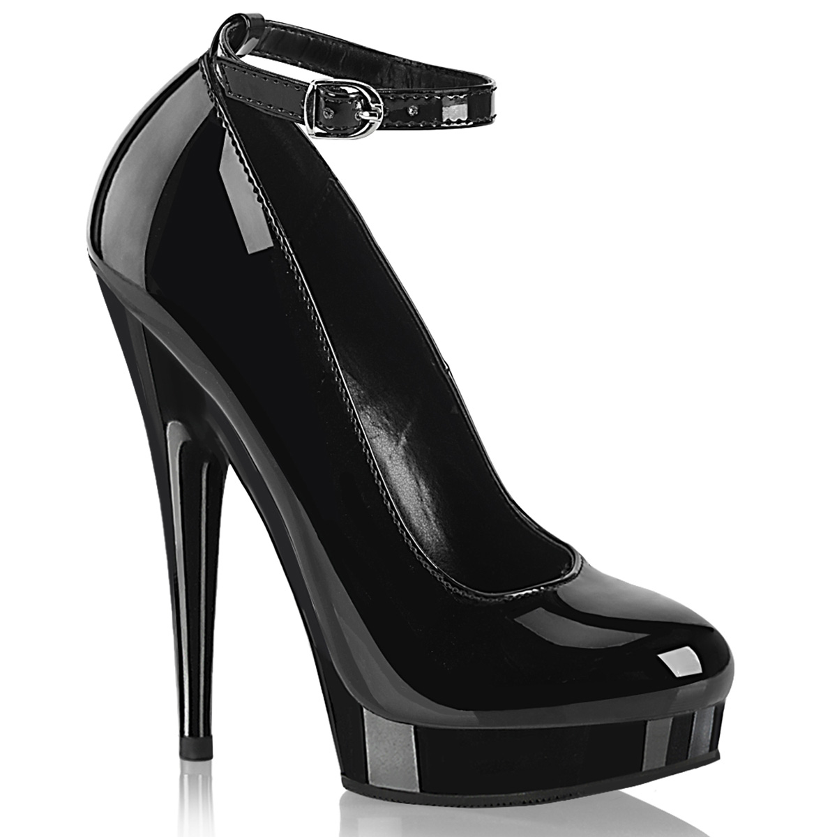 Amazon.com | MSONLYDN Black Platform High Heels for Women Dressy Women  Business Leather Heels Pointy Toe Platform Pumps Casual 4.7 inch, 5 | Shoes