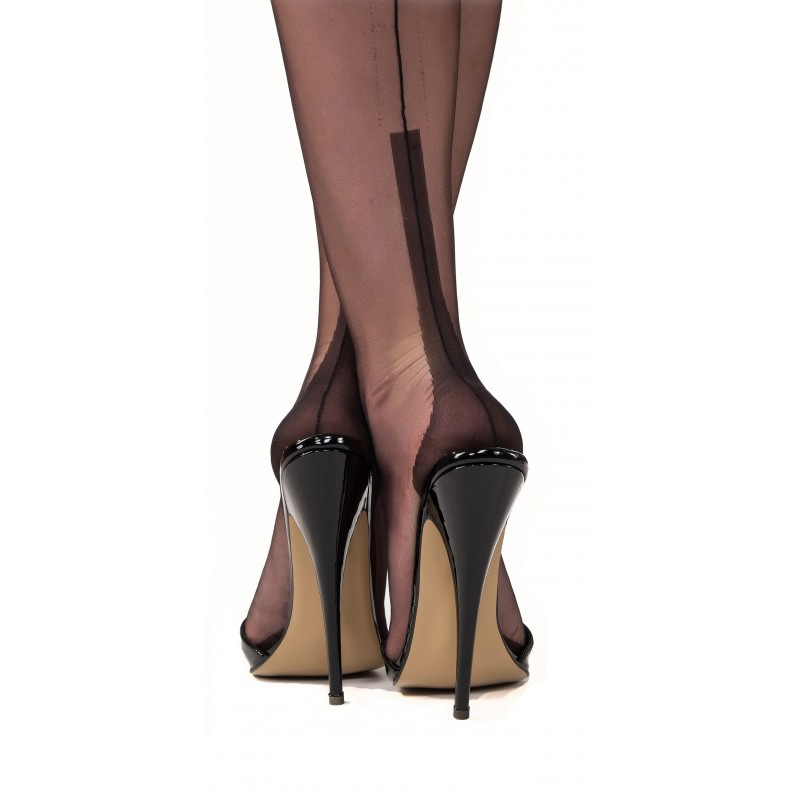 Seamed Stockings And High Heels