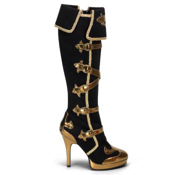 Knee Boot ARENA-2012 : Black/Gold*