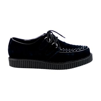 Low Shoes CREEPER-602S - Suede Black