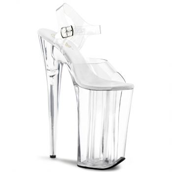 Extreme Heels BEYOND-008 - White/Clear