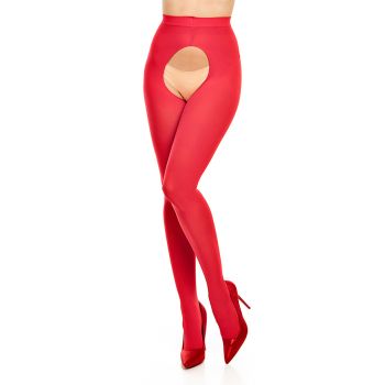 Tights OUVERT 60 - Red