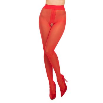 Shiny Tights OUVERT 20 - Red