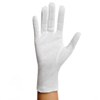 Cotton Stocking Gloves - White