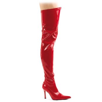 Overknee Boots LUST-3000 - Patent red