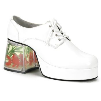 Men Platform Shoes PIMP-02 : White