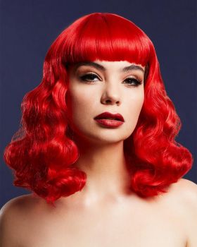 Shoulder-Length 50s Wig BETTIE - Red