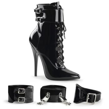Extreme High Heels DOMINA-1023 - Patent Black