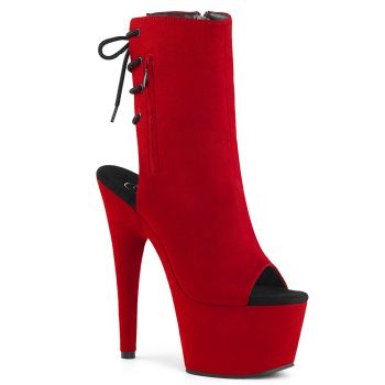 Platform Ankle Boots ADORE-1018FS - Red