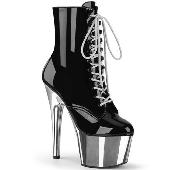 Platform Ankle Boots ADORE-1020 - Black/Silver