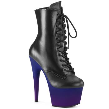 Platform Ankle Boots ADORE-1020BP - PU Blue/Purple
