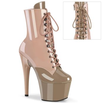 Platform Ankle Boots ADORE-1020DC - Dusty Pink/Sand