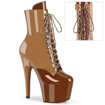 Platform Ankle Boots ADORE-1020DC - Toffee/Caramel