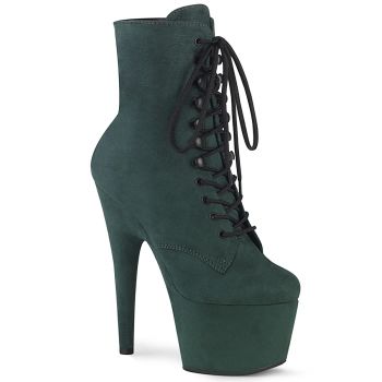 Faux Suede Platform Ankle Boot ADORE-1020FS - Emerald