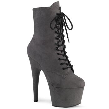 Lace Up Platform Ankle Boots ADORE-1020FS - Grey