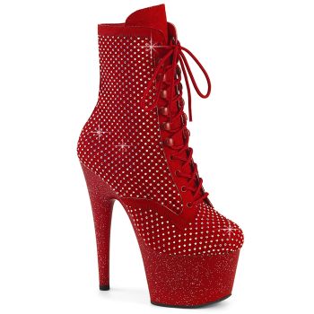 Platform Ankle Boots ADORE-1020RM - Red
