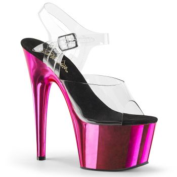 Platform High Heels ADORE-708 - Black / Pink