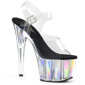 Platform High-heeled Sandal ADORE-708HGI - Silver