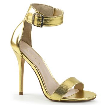 High-Heeled Sandal AMUSE-10 - PU Gold