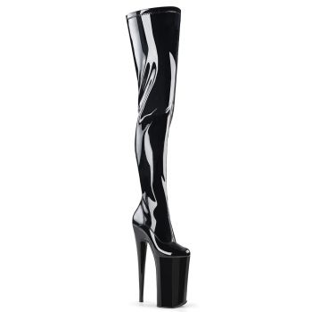 Extreme Plateau Heels BEYOND-4000 - Patent Black
