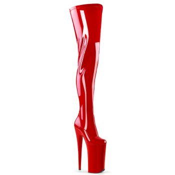 Extreme Plateau Heels BEYOND-4000 - Patent Red