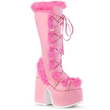 Platform Boots CAMEL-311 - Baby Pink*