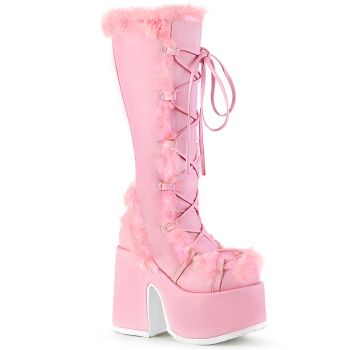 Platform Boots CAMEL-311 - Pastell Pink