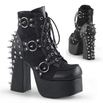 Gothic Lace-up Boots (Vegan) GOTHIKA-09 - Black
