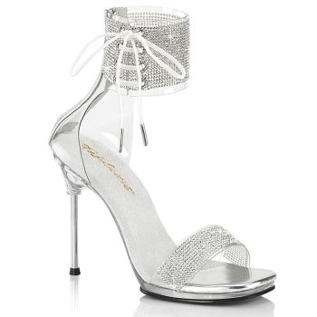 High-Heeled Sandal CHIC-47 - White/Clear