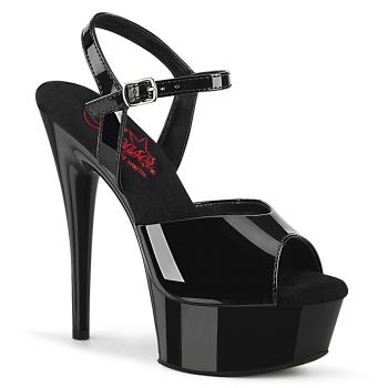 Platform High Heels EXCITE-609 - Patent Black