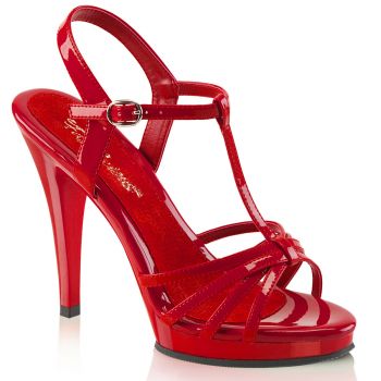 High-Heeled Sandal FLAIR-420 - Patent Red