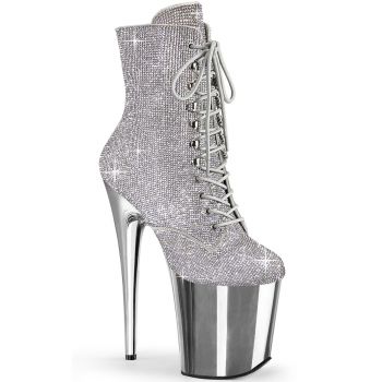 Extreme Heels FLAMINGO-1020CHRS - Silver