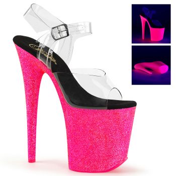 Extreme Platform High Heels FLAMINGO-808UVG -  Neon Pink